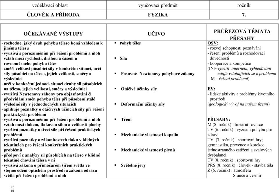 - změří velikost působící síly v konkrétní situaci, určí síly působící na těleso, jejich velikosti, směry a výslednici - určí v konkrétní jednod.