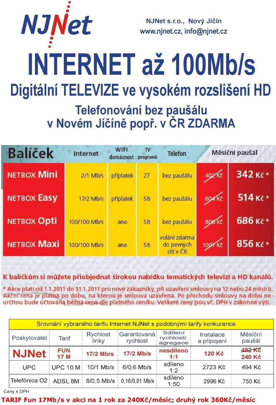 za 240Kč/měsíc;