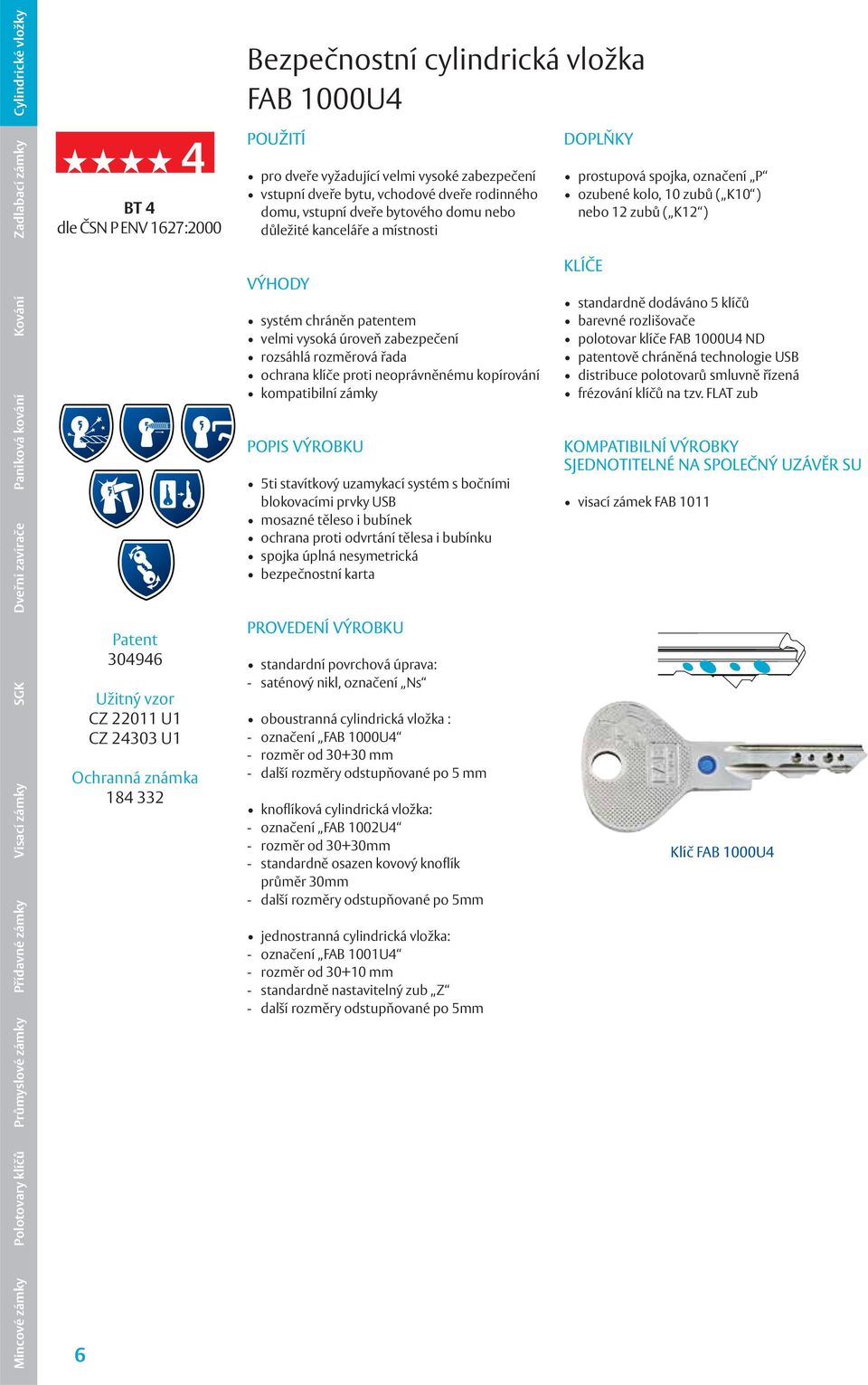 Mechanické uzamykací systémy ASSA ABLOY, the global leader in door opening  solutions - PDF Free Download