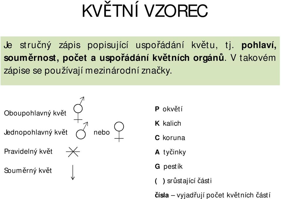 Vtakovém zápisesepoužívajímezinárodníznačky.