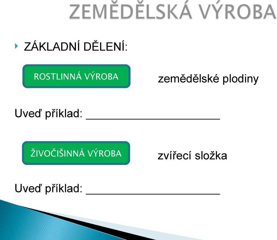 Uveď příklad: ŽIVOČIŠINNÁ