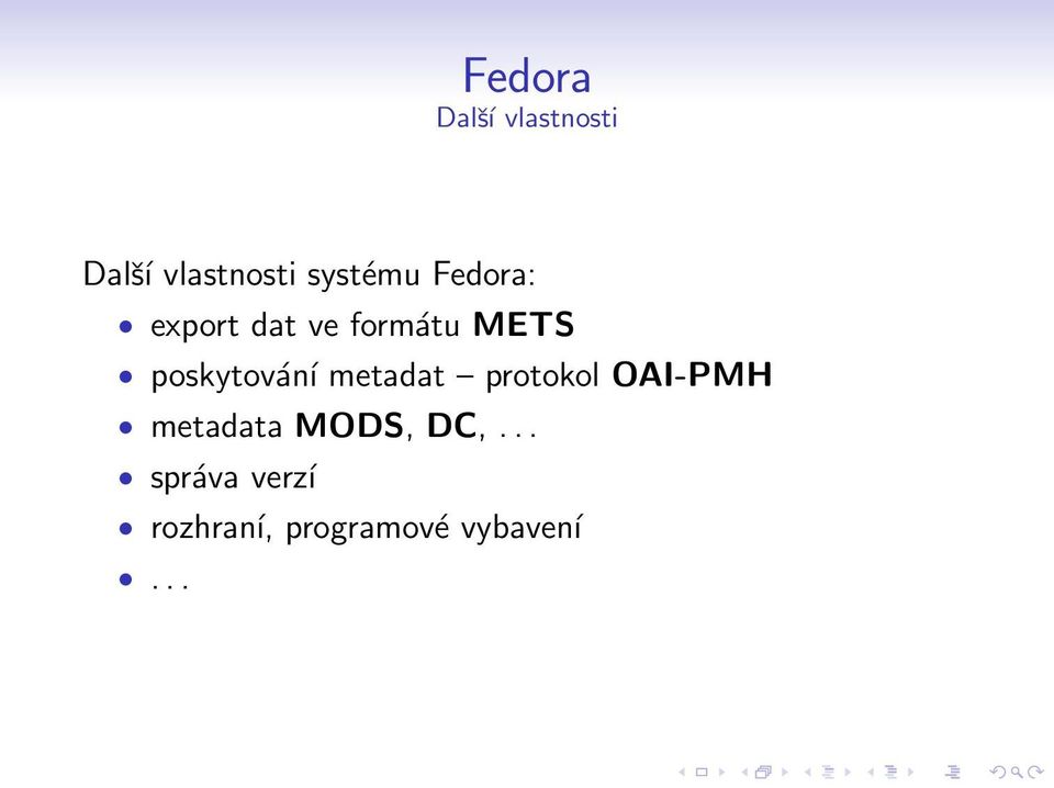 poskytování metadat protokol OAI-PMH metadata