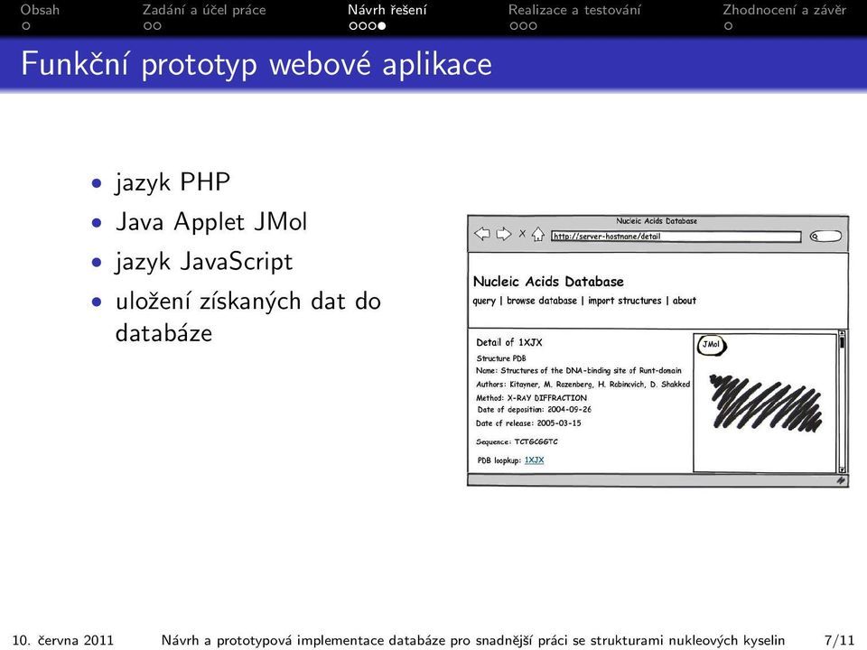 kyselin 7/11 Funkční prototyp webové aplikace jazyk PHP