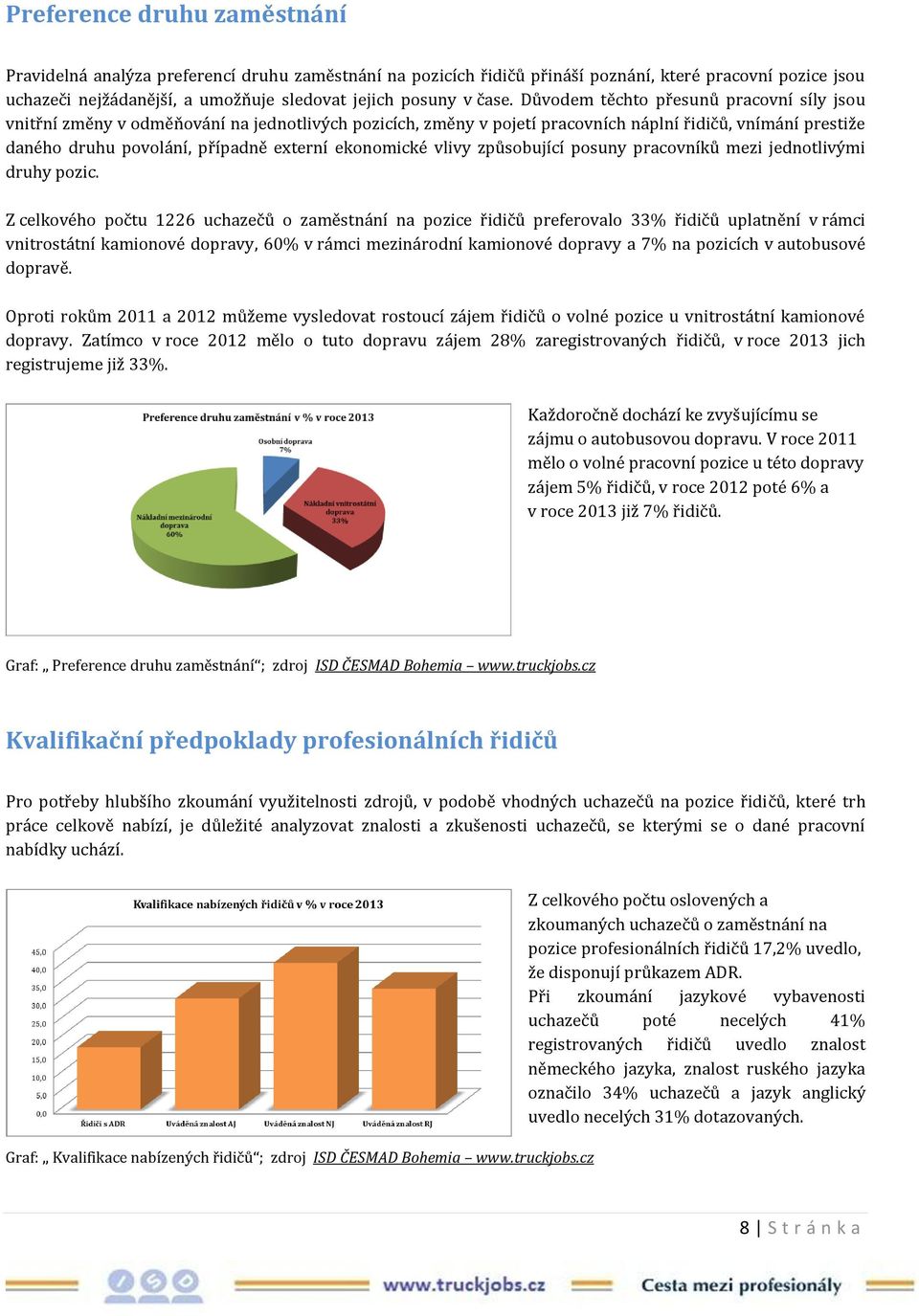 ekonomické vlivy způsobující posuny pracovníků mezi jednotlivými druhy pozic.