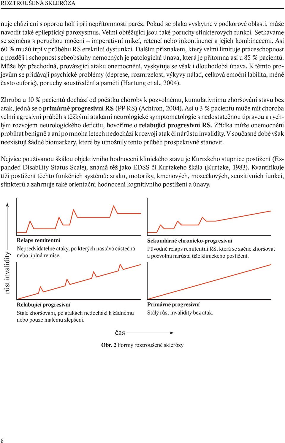 Asi 60 % mužů trpí v průběhu RS erektilní dysfunkcí.