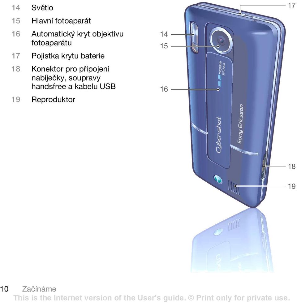 Konektor pro připojení nabíječky, soupravy handsfree