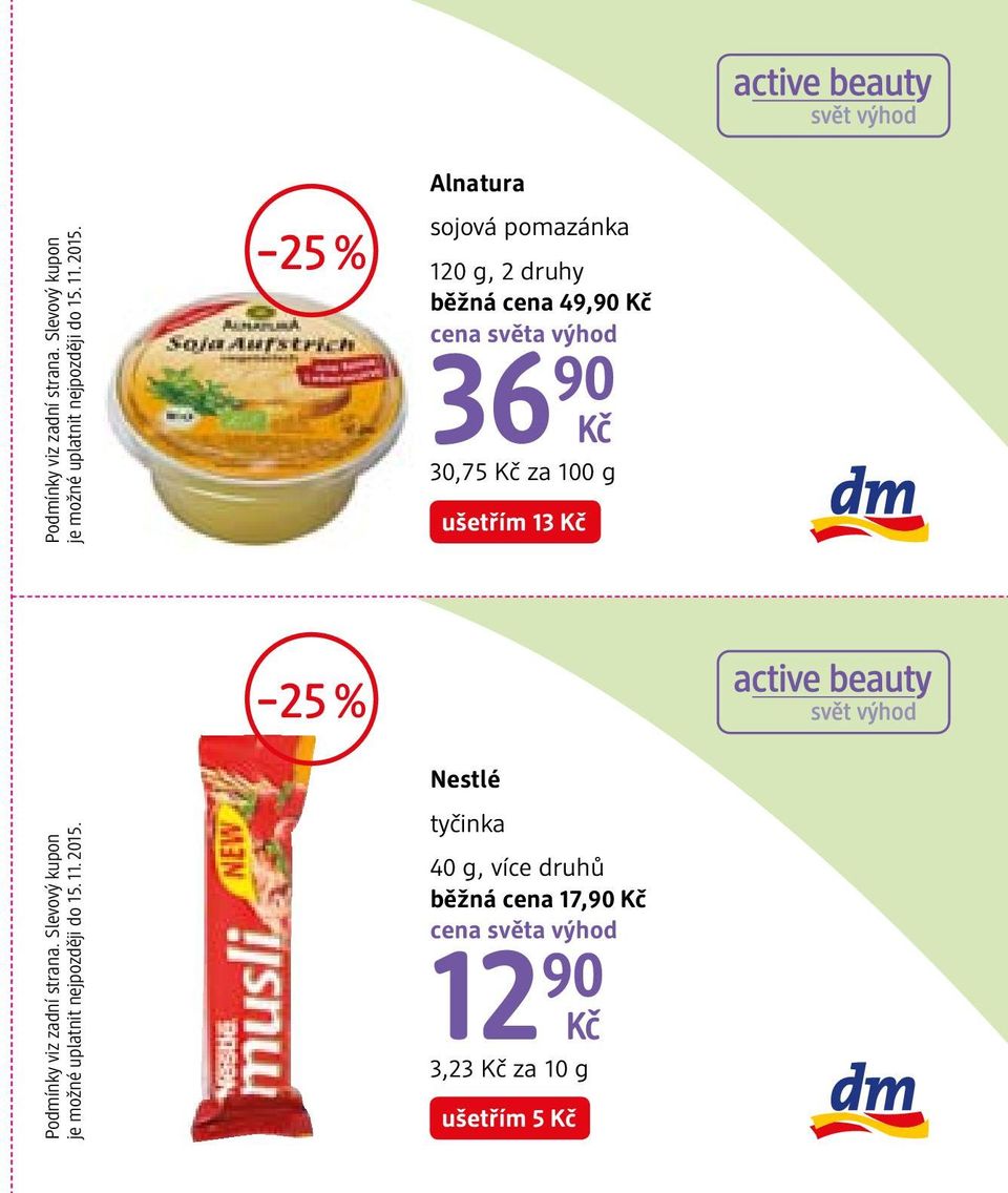 ušetřím 13 Kč Nestlé tyčinka 40 g, více druhů