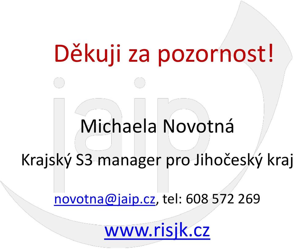 manager pro Jihočeský kraj