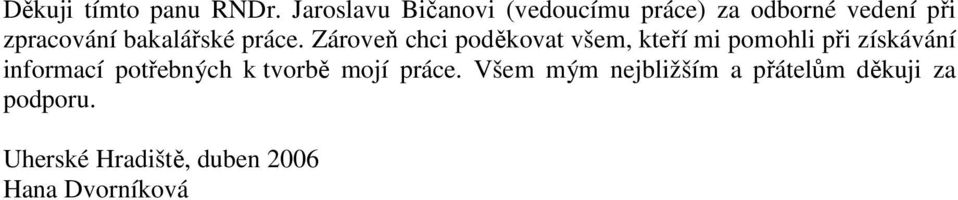 bakalářské práce.