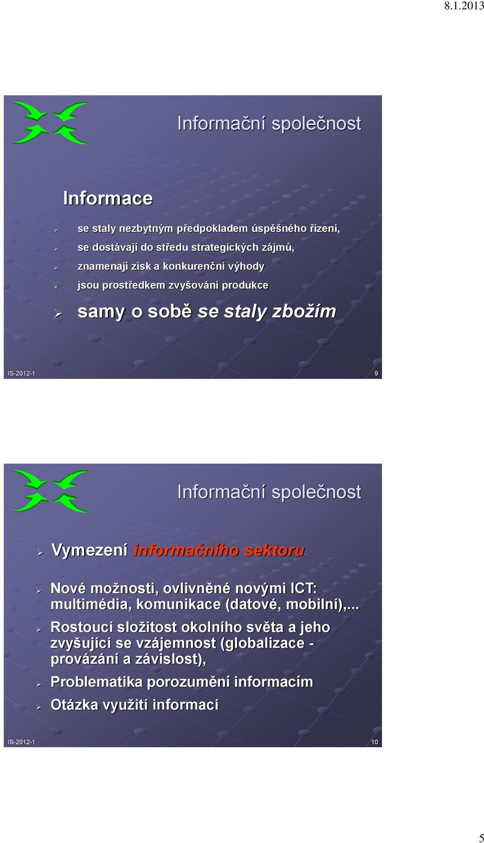 možnosti, ovlivněné novými ICT: multimédia, komunikace (datové, mobilní),.