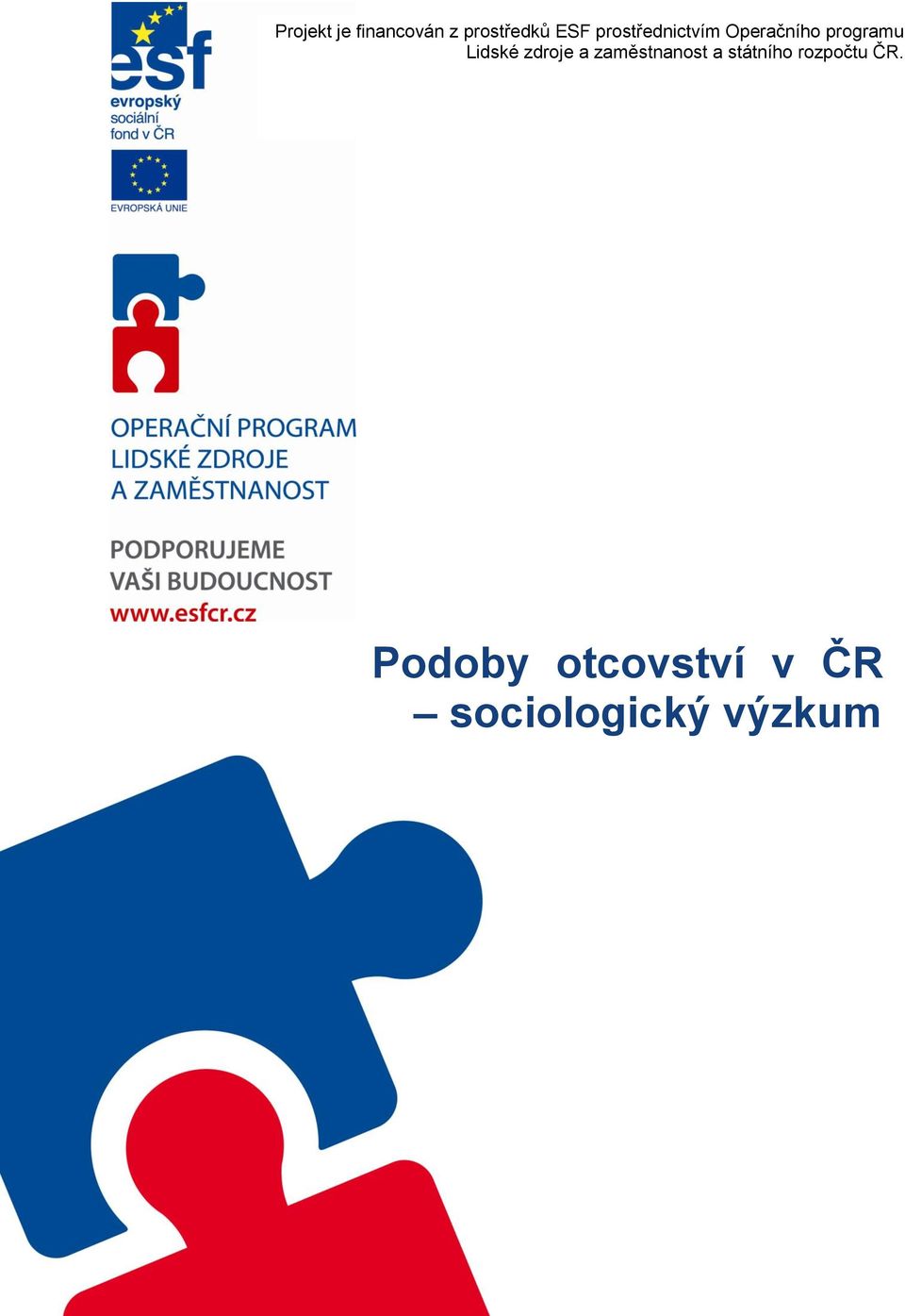 Operačního programu Lidské