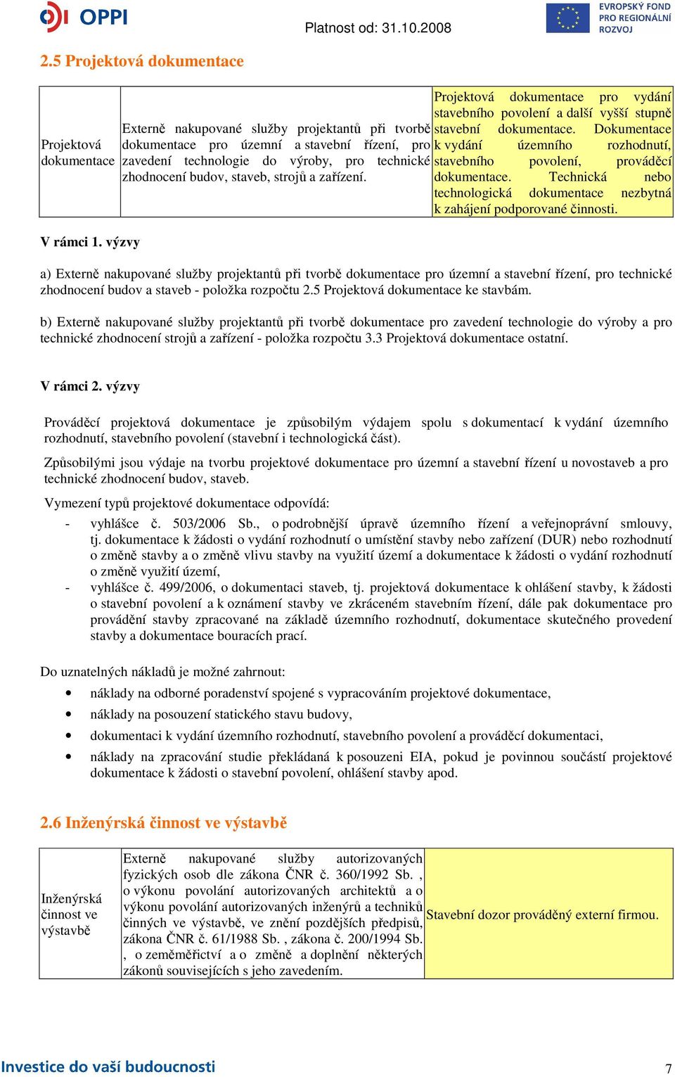 Dokumentace dokumentace pro územní a stavební řízení, pro k vydání územního rozhodnutí, zavedení technologie do výroby, pro technické zhodnocení budov, staveb, strojů a zařízení.