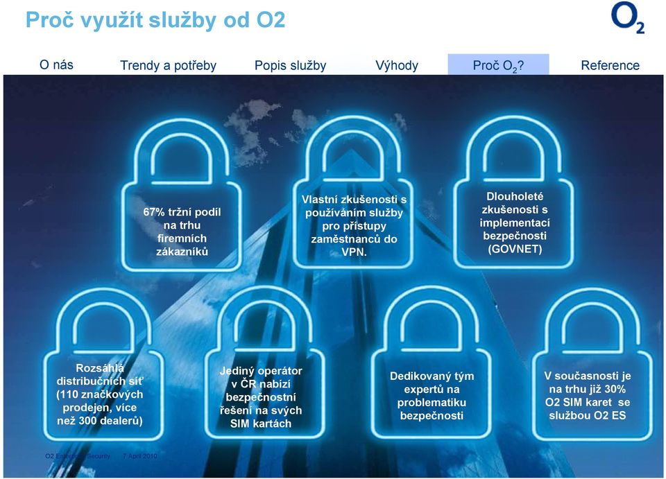 Dlouholeté zkušenosti s implementací bezpečnosti (GOVNET) Rozsáhlá distribučních síť (110 značkových prodejen,