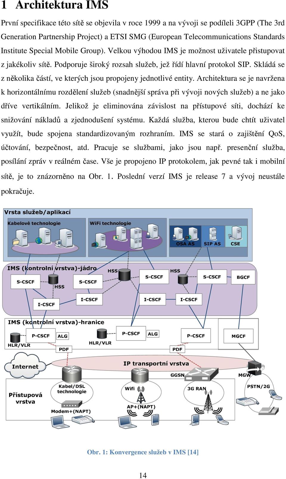 Skládá se z několika částí, ve kterých jsou propojeny jednotlivé entity.