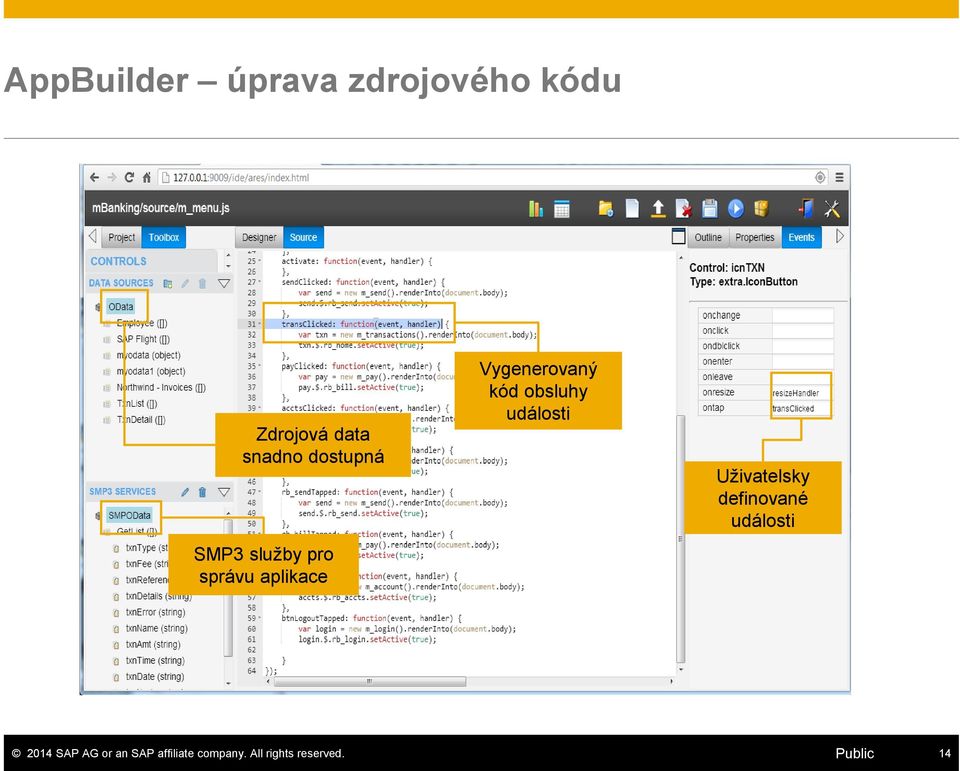 služby pro správu aplikace Vygenerovaný