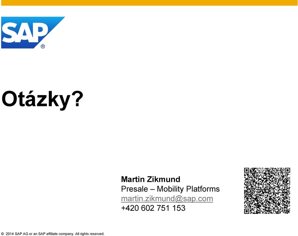 Platforms martin.zikmund@sap.