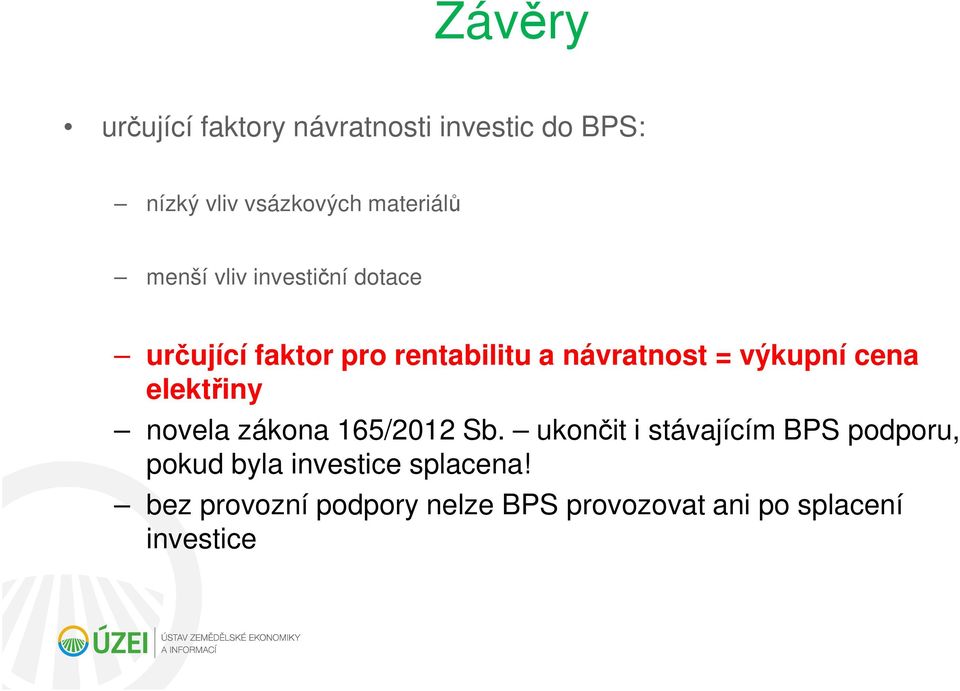 cena elektřiny novela zákona 165/2012 Sb.