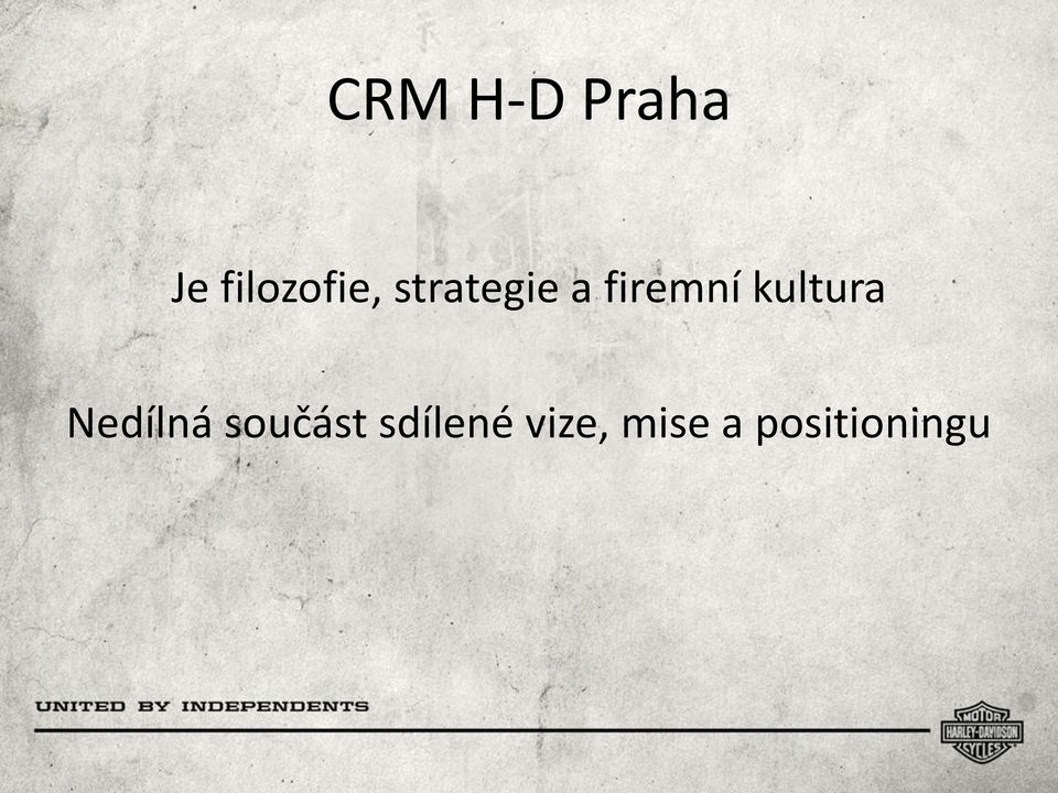 firemní kultura Nedílná