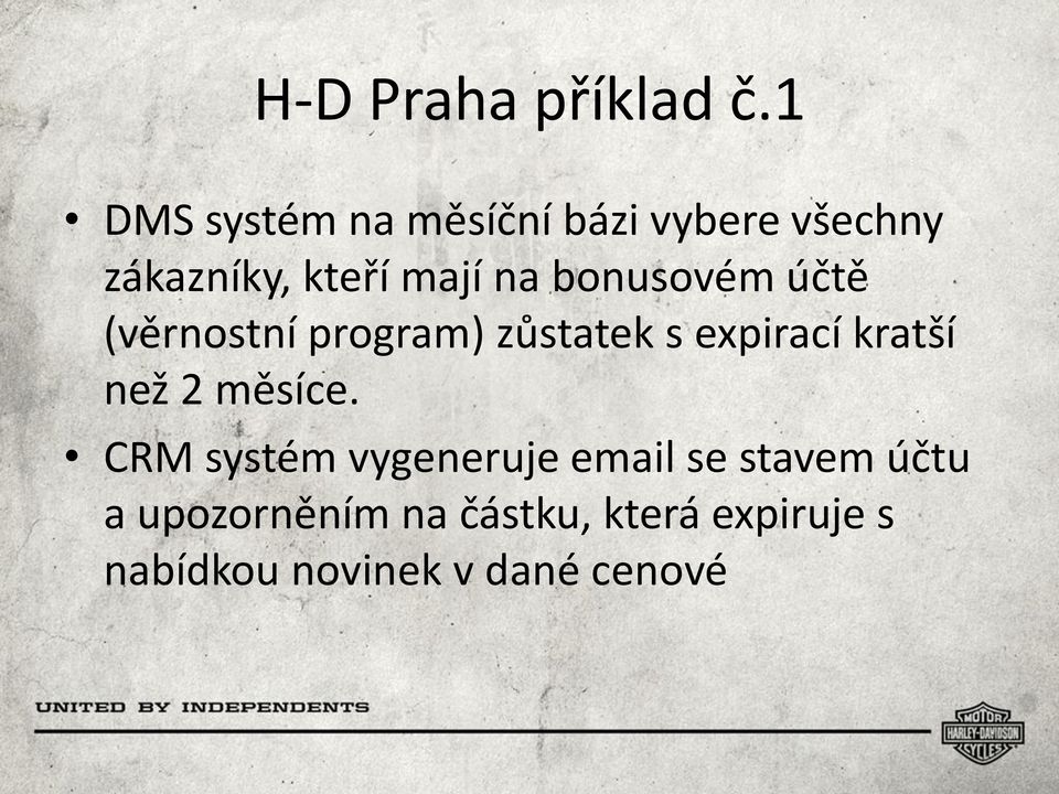 bonusovém účtě (věrnostní program) zůstatek s expirací kratší než 2