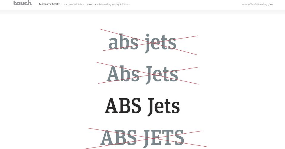Jets 2009 Touch Branding / 10