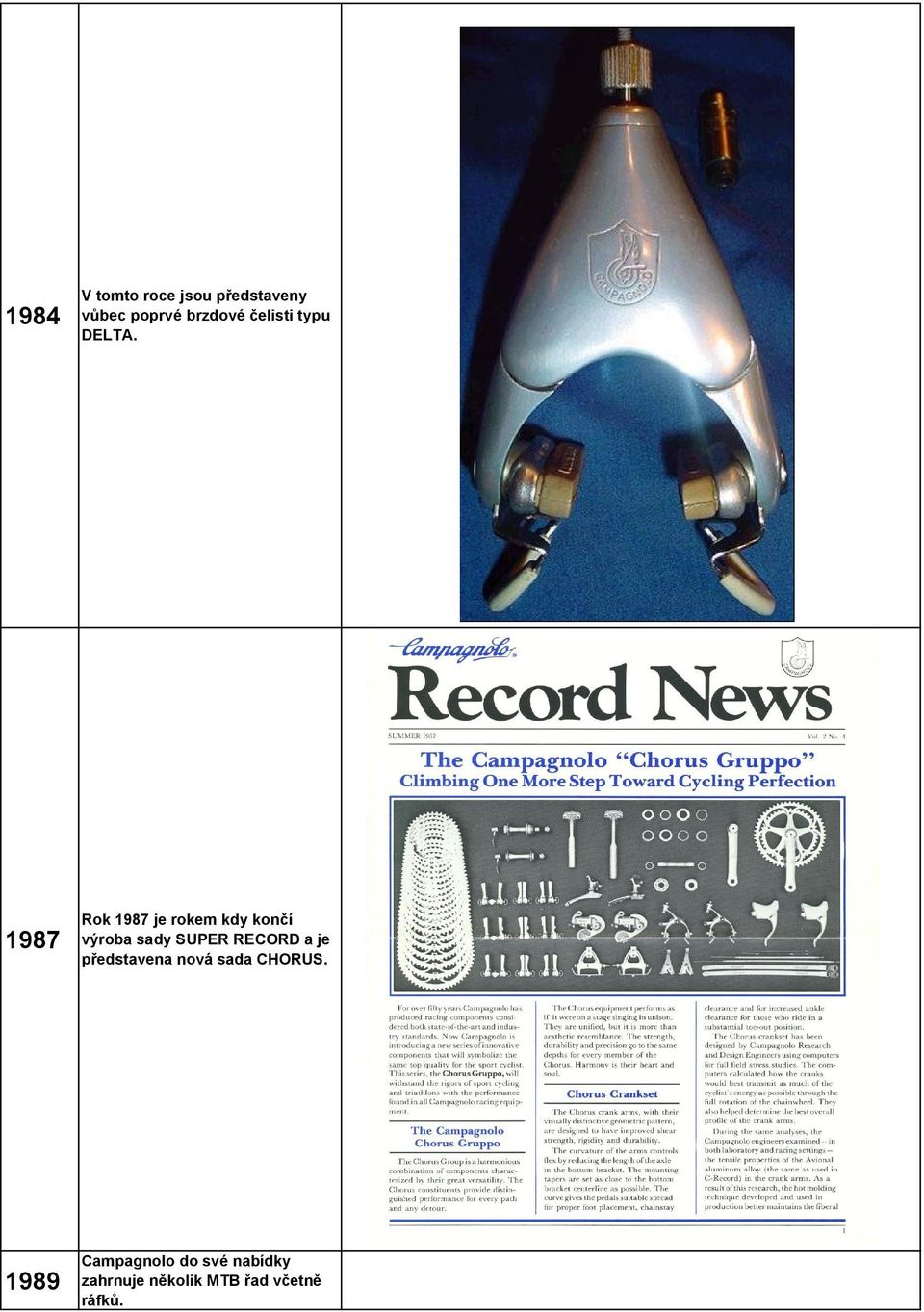 1987 Rok 1987 je rokem kdy končí výroba sady SUPER RECORD a