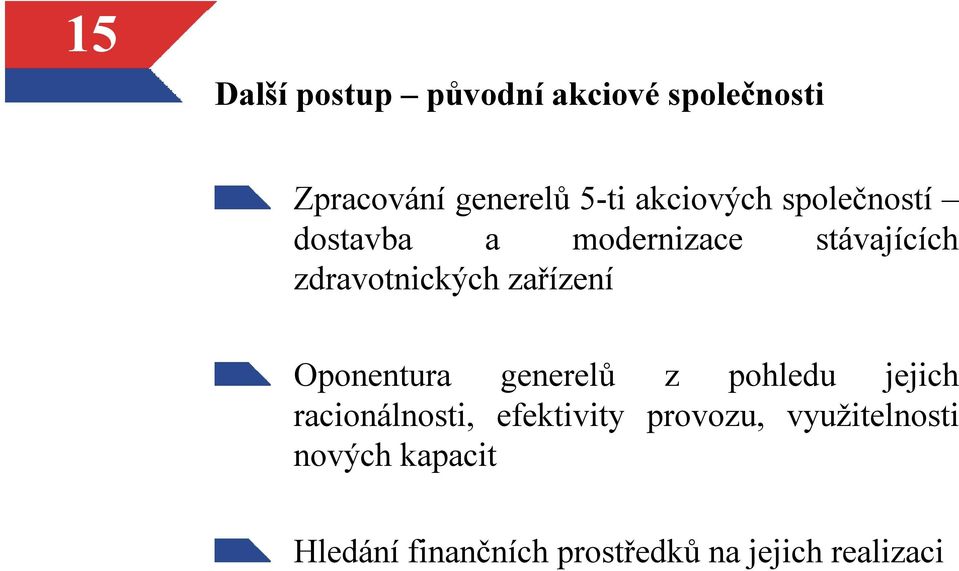 zařízení Oponentura generelů z pohledu jejich racionálnosti, efektivity