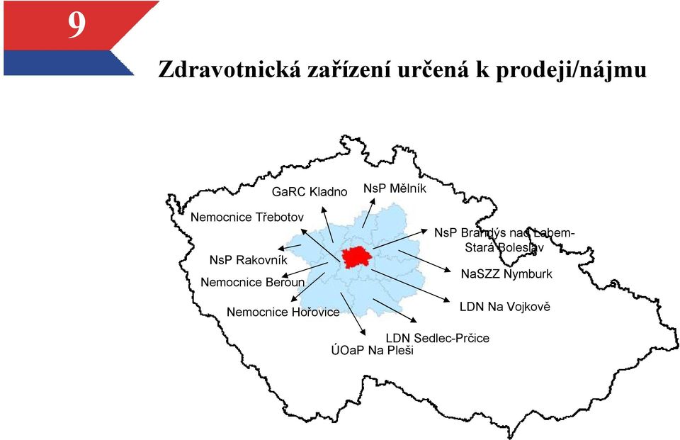 Beroun Nemocnice Hořovice NsP Brandýs nad Labem- Stará