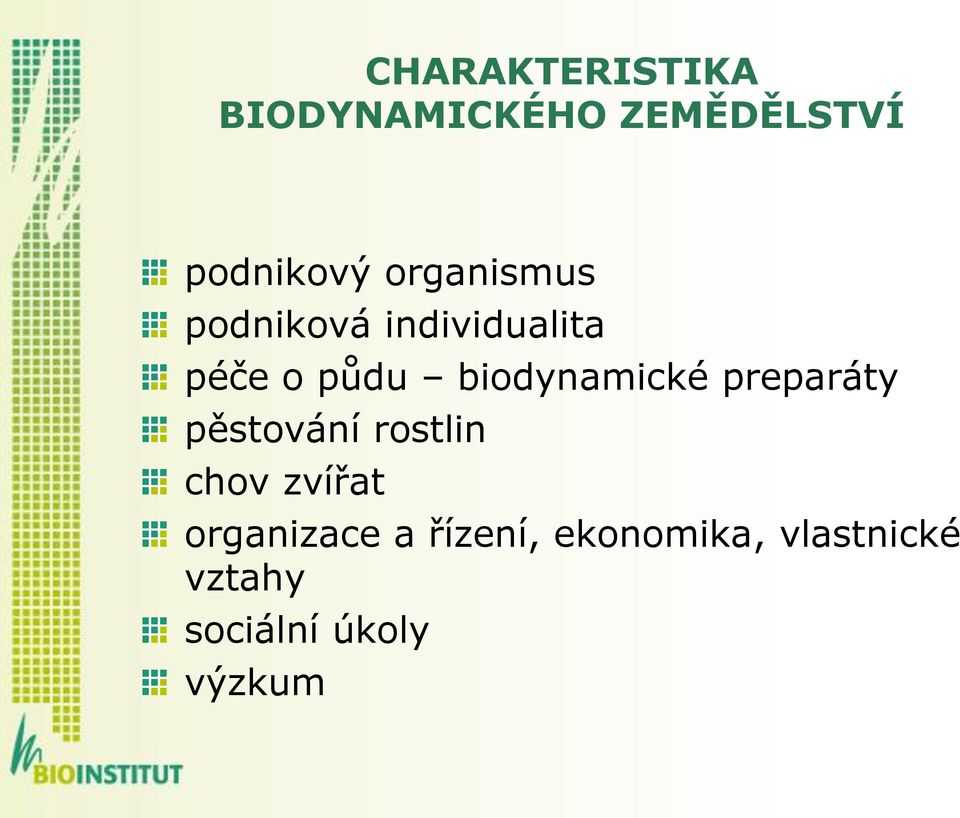 biodynamické preparáty pěstování rostlin chov zvířat