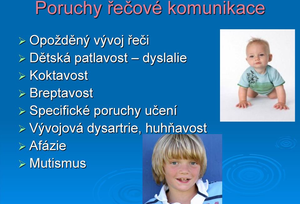 Breptavost Specifické poruchy učení