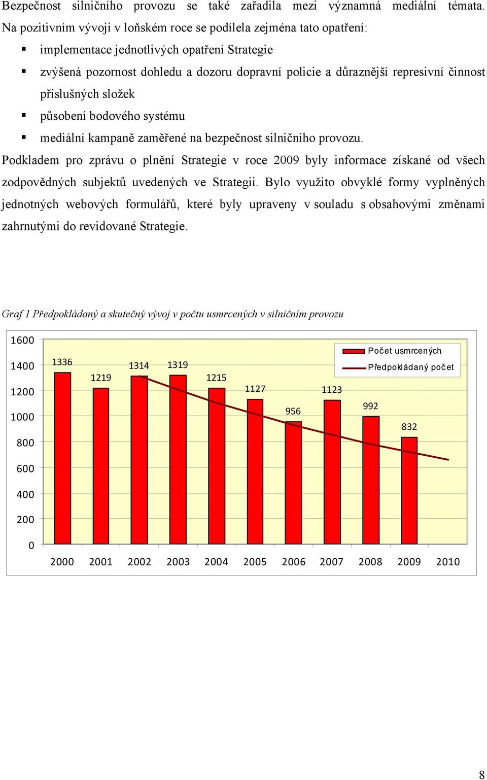 příslušných složek působení bodového systému mediální kampaně zaměřené na bezpečnost silničního provozu.