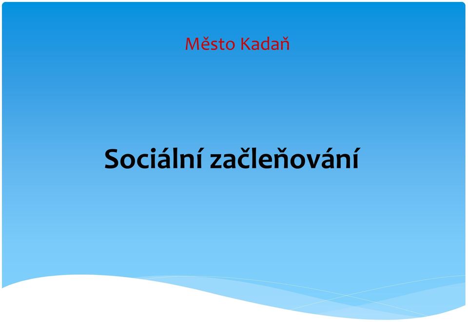 Sociální