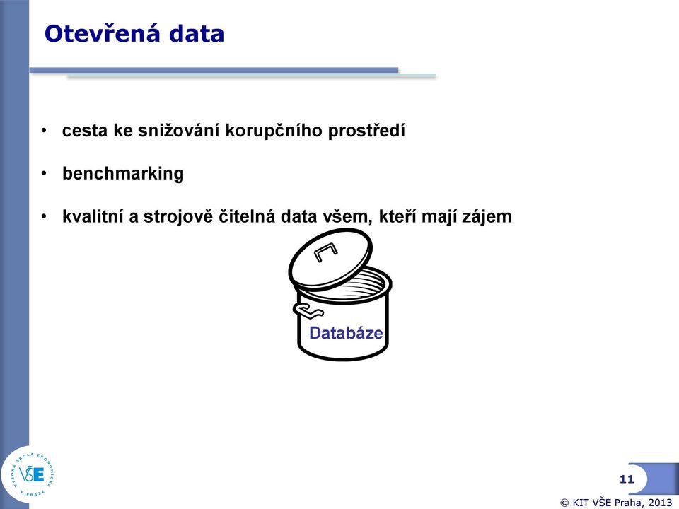 kvalitní a strojově čitelná data