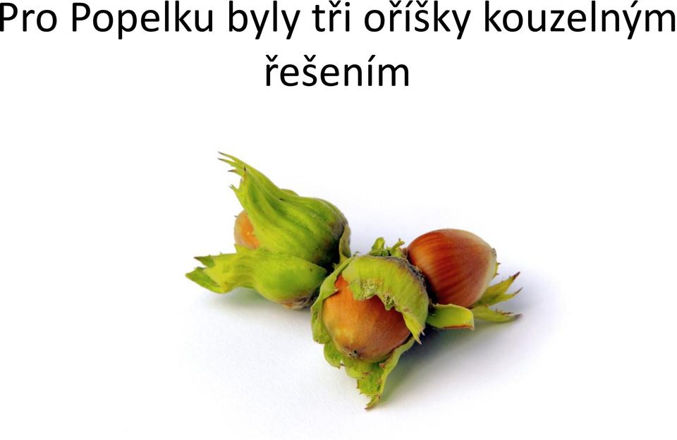 oříšky