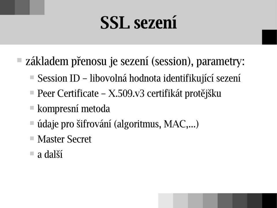 Certificate X.509.