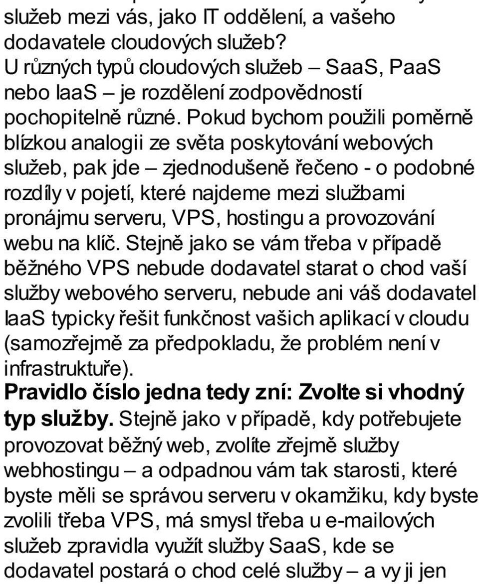 hostingu a provozování webu na klíč.