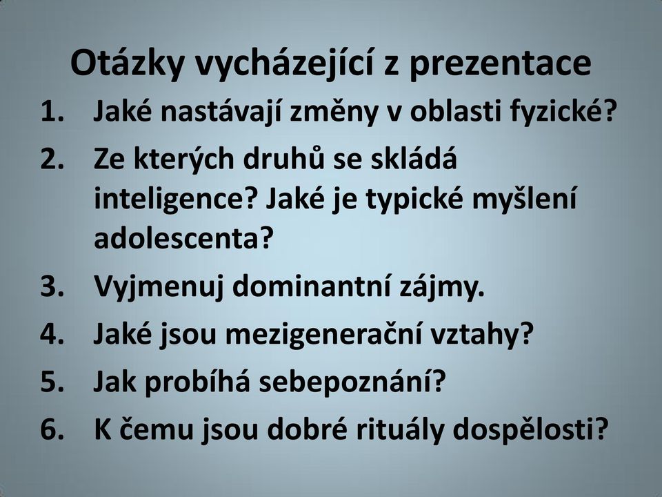 Ze kterých druhů se skládá inteligence?