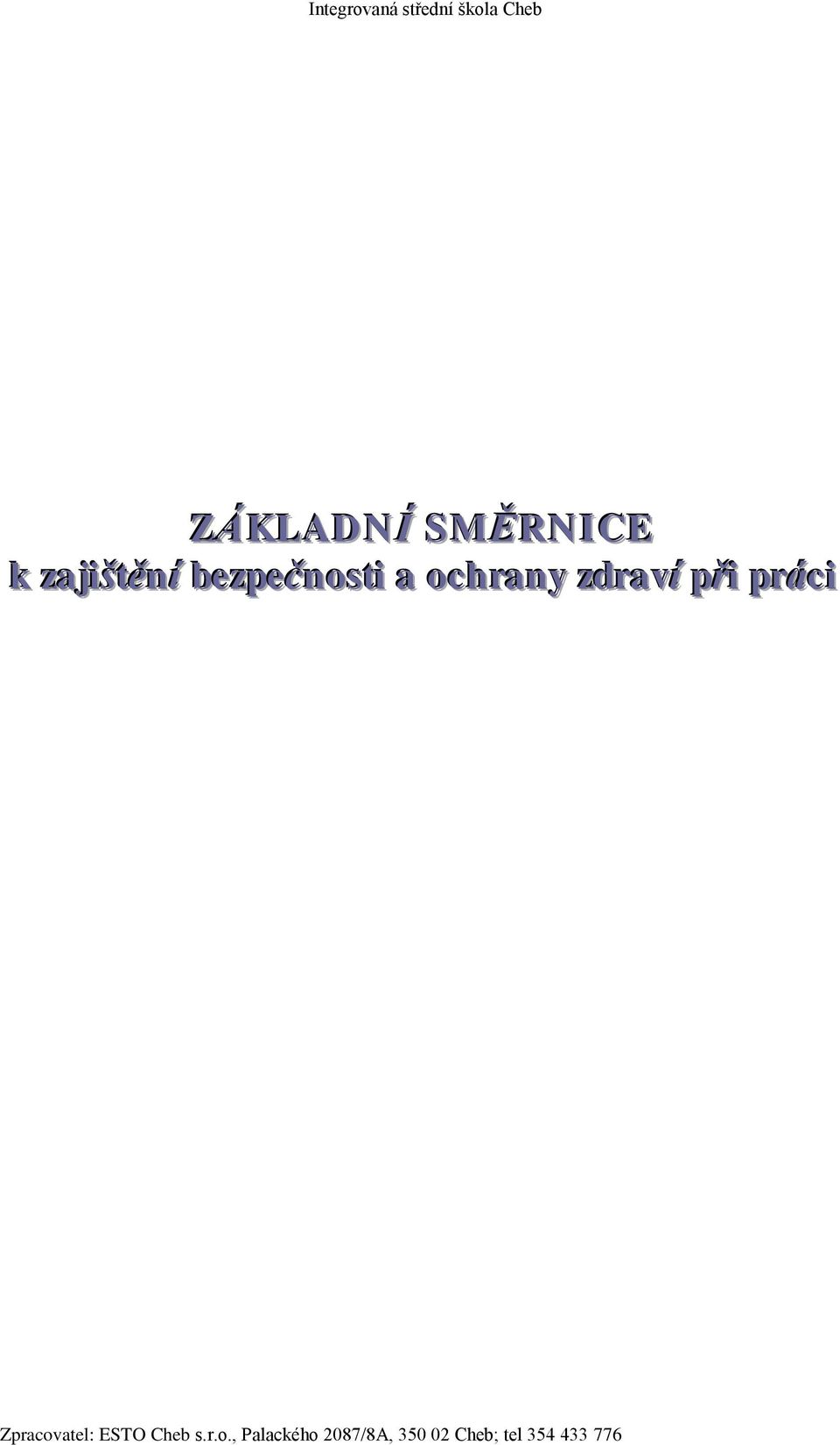 práci Zpracov