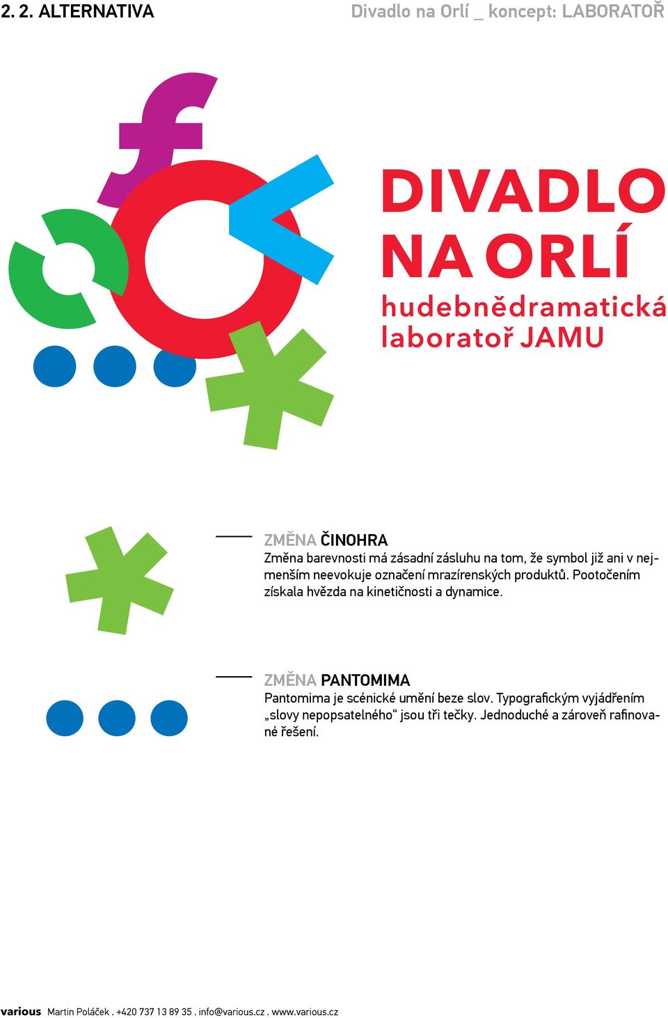 Pootočením získala hvězda na kinetičnosti a dynamice.