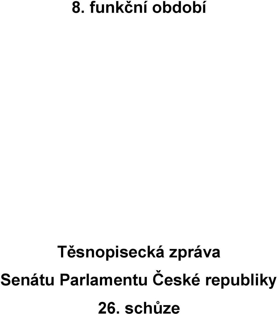 Senátu Parlamentu