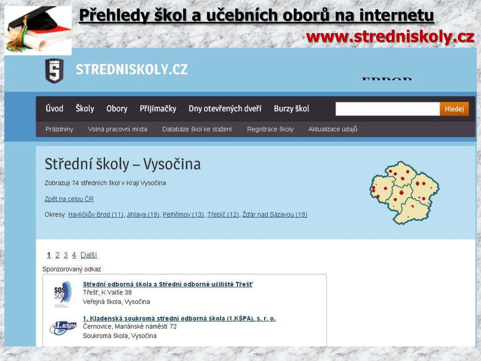 na internetu