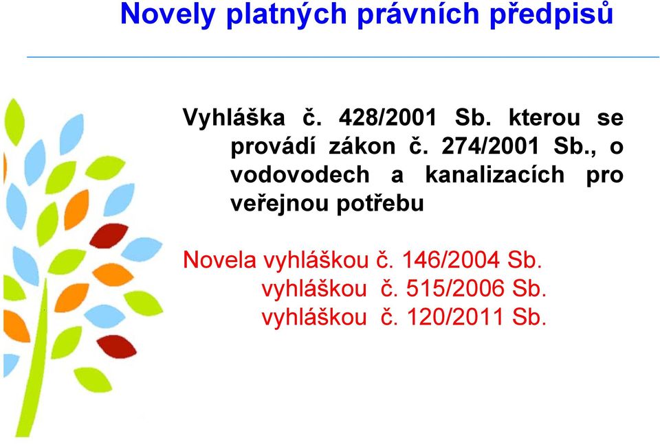 , o vodovodech a kanalizacích pro veřejnou potřebu Novela