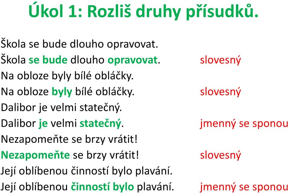 Přísudek opakování a rozšíření - PDF Stažení zdarma