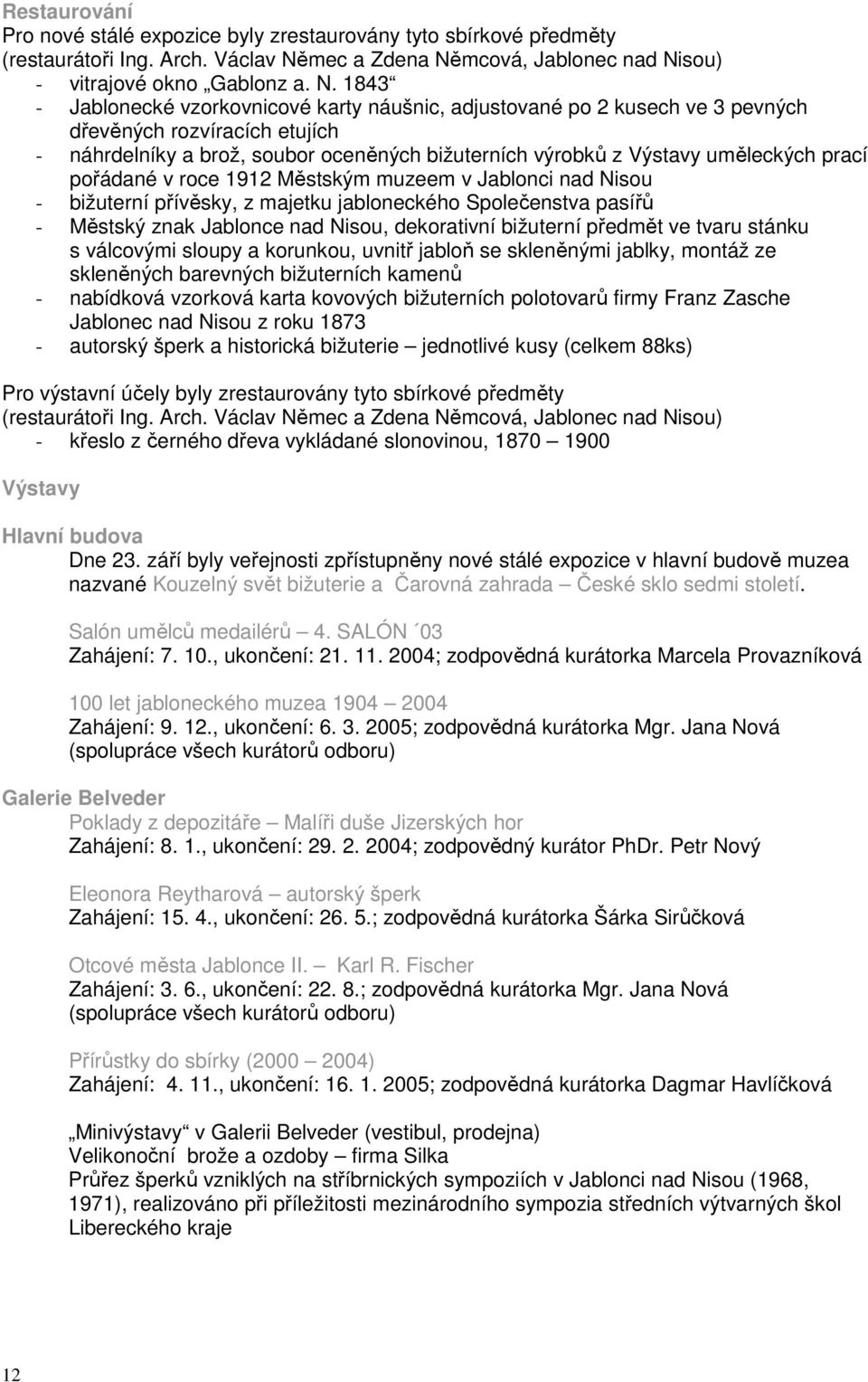 mcová, Jablonec nad Ni