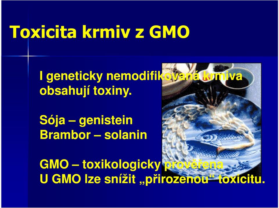 Sója genistein Brambor solanin GMO