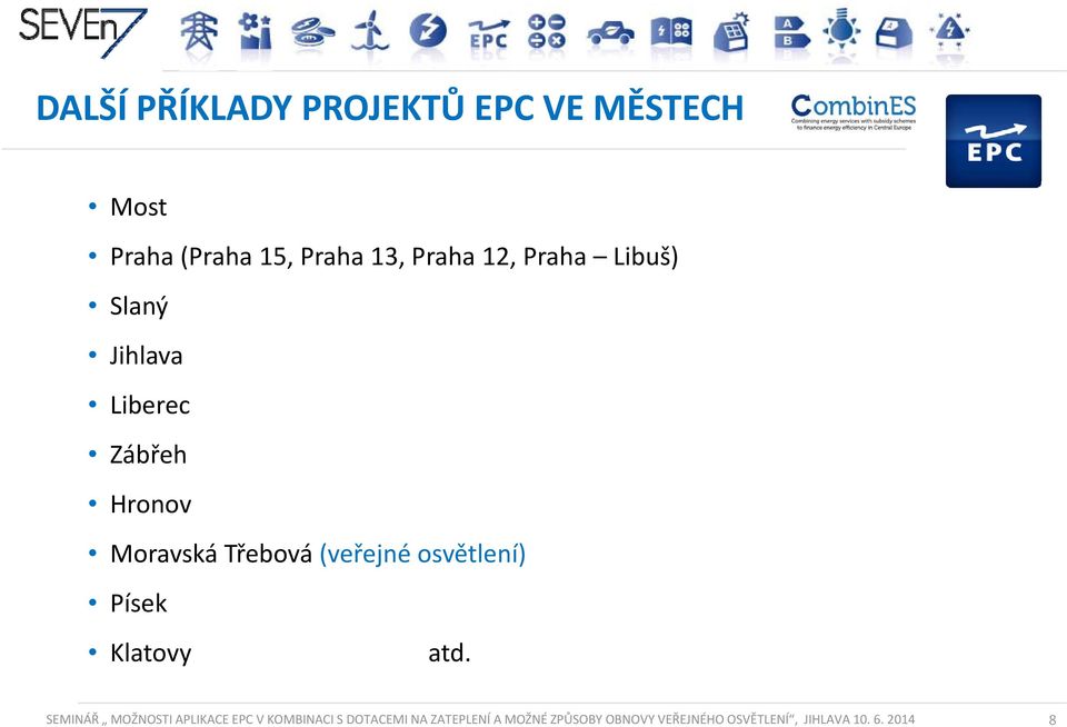 osvětlení) Písek Klatovy atd.