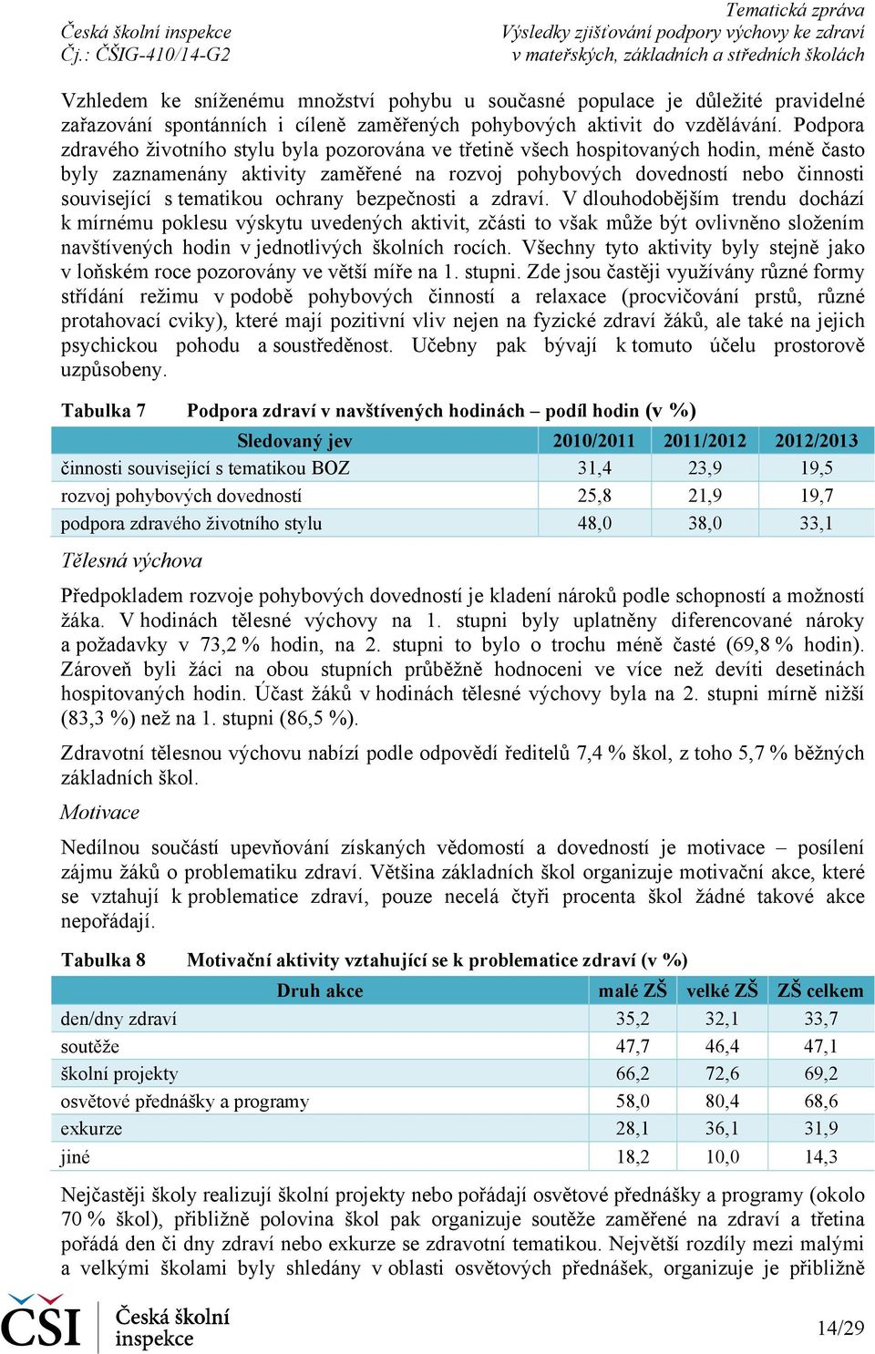 tematikou ochrany bezpečnosti a zdraví.
