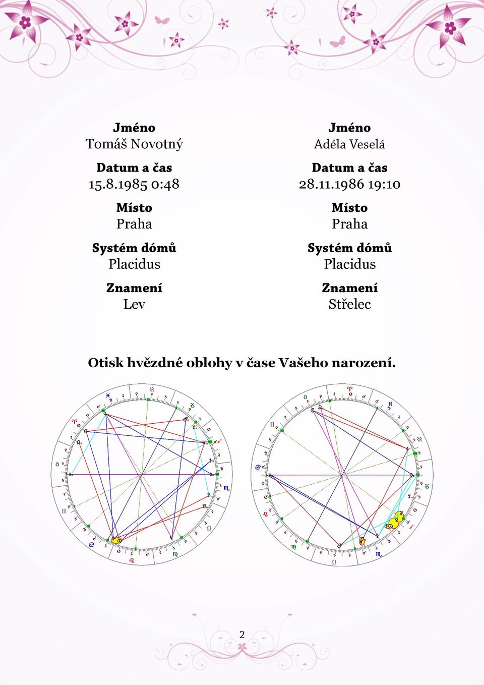 Jméno Adéla Veselá Datum a čas 28.11.