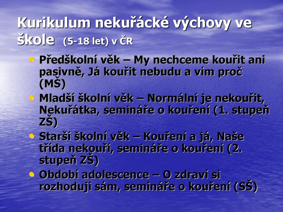 semináře o kouření (1.