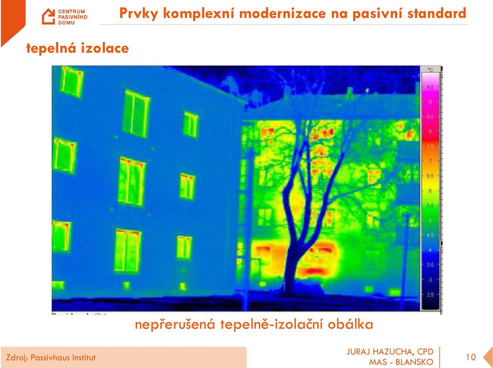 nepřerušená tepelně-izolační