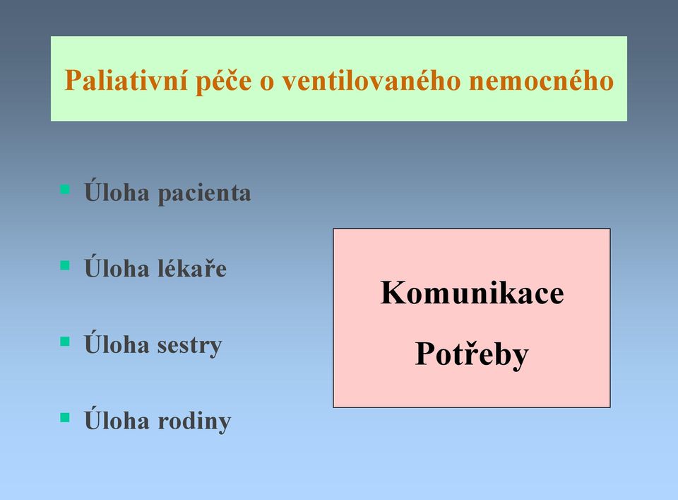 Úloha pacienta Úloha lékaře